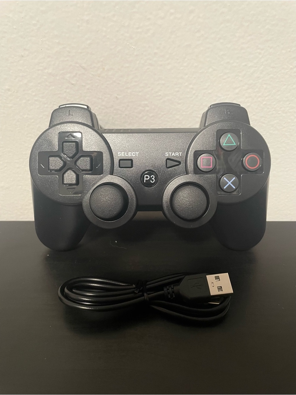 PS3 Wireless Controller NEW Black PlayStation 3 PC Mini USB Rechargeable